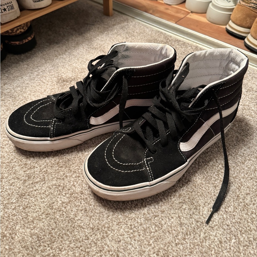 platform high top vans